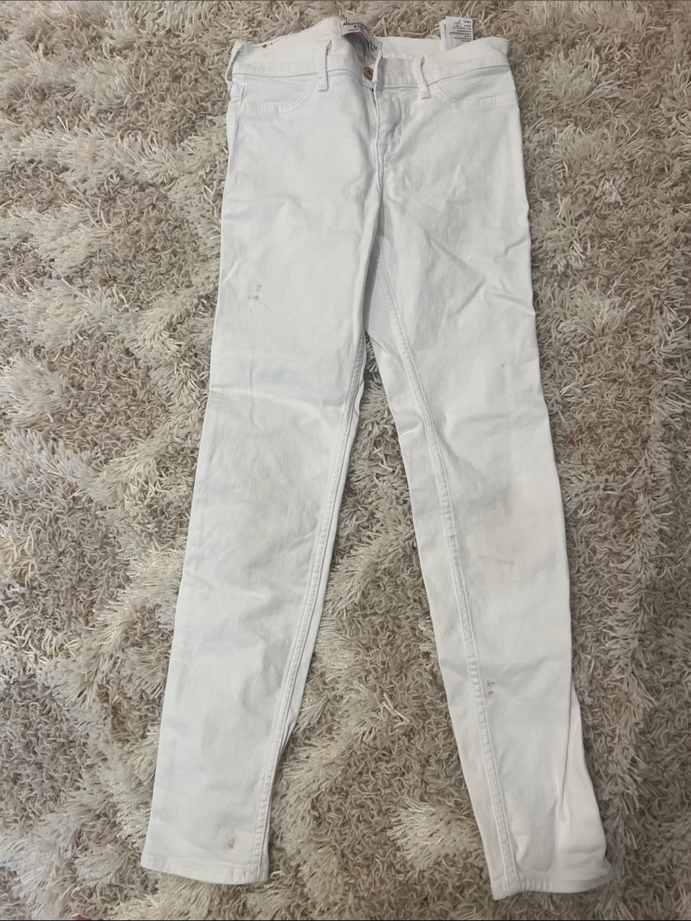 abercrombie kids White Skinny Jeans
